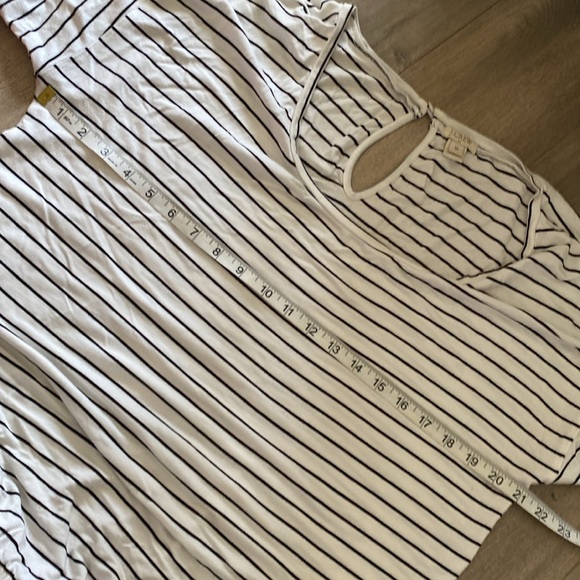 J CREW FACTORY black white stretch romper playsuit jumpsuit shorts M - Picture 6 of 8